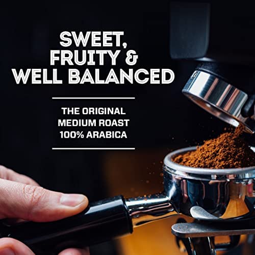 Eight O'Clock Coffee The Original, Medium Roast, Whole Bean Coffee, 21 Ounce, 100% Arabica, Kosher Certified (Pack of 2)
