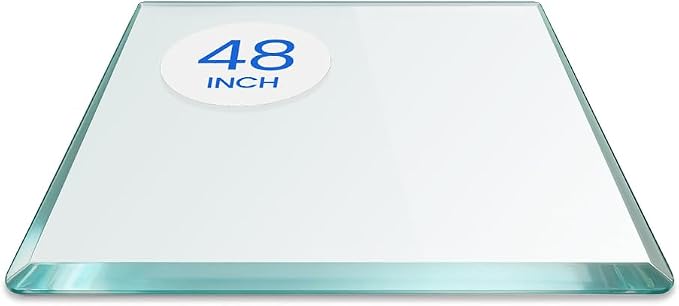 Dulles Glass 48 inch Square Glass Table Top by DullesGlass