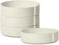 Stone Lain Bao 4-Piece Pasta Bowl Set Stoneware, Beige