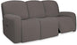 PureFit Super Stretch 3 Seats Recliner Sofa Couch Cover by PureFit