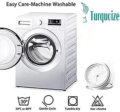 Turquoize Wingback Chair Covers 2 Piece Wing Chair Slipcover Stretch Slipcovers - Image 7