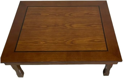 Rectangle 90X75cm Korean Coffee Table Folding Leg Asian Antique Style Living by Unknown