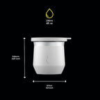 BALIBETOV Yerba Mate Cup – Vacuum Insulated Stainless Steel Gourd with Silicone Cover & Non-Slip Base – Includes 2 Bombillas & Cleaning Brush – Unique Design, Easy to Clean