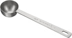 HARFINGTON Coffee Scoop Spoon 1tbsp (3tsp, 15ml) 304 Stainless Steel Long Handle Teaspoon/Tablespoon Measuring Spoons Scoops for Tea Sugar Kitchen, Silver