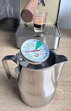 Milk Frother Jug Thermometer for Coffee Machine Milk Frothing Pitcher