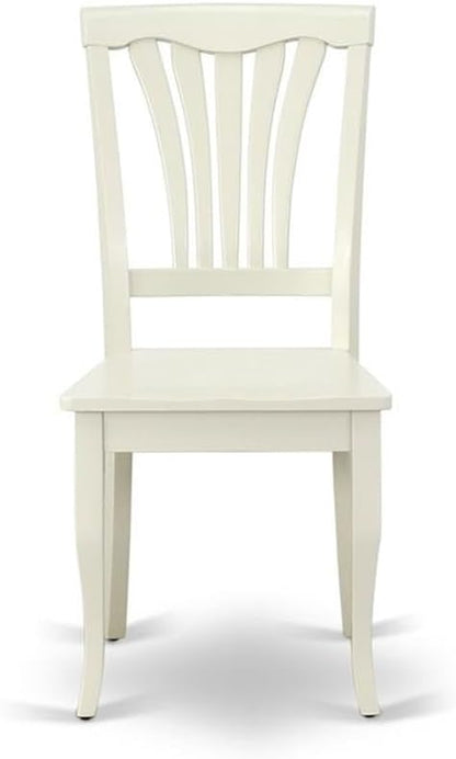 East West Furniture AVC-LWH-W Avon Dining Chairs - Image 5