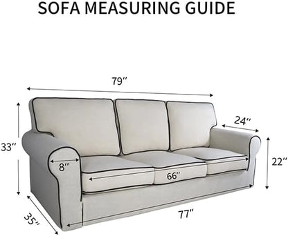 PureFit Reversible Quilted Sofa Cover Dog Couch Covers - Image 6