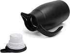 68oz Thermal Coffee Carafe, 2 Pack Airpot Insulated Coffee Urns Stainless Steel Vacuum Thermal Pot Dispenser for Coffee, Hot Water, Tea, Hot Beverage - Keep 12 Hours Hot, 24 Hours Cold (Black)