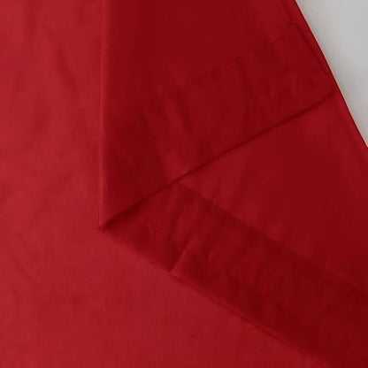 SpaceDresser Christmas Red Sheer Curtains 4 Panels Rod Pocket Semi-Sheer - Image 7
