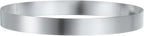 HARFINGTON Round Cake Ring 6.69 x 1 Inch Seamless Stainless Steel Pastry Mousse Dessert Ring Mirror Coating for Baking Cooking English Muffins Crumpet Making Tool