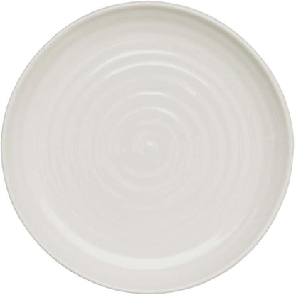 Portmeirion Sophie Conran White Coupe Side Plate Set of 4-6.5 Inch Porcelain Dining Plates with Non-Stick Glaze, Durable Tableware & Everyday Dinnerware, Dishwasher, Microwave, Freezer & Oven Safe