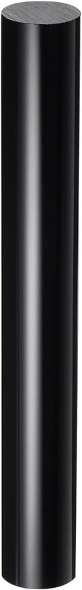 HARFINGTON Acrylic Clay Roller 8 Inch x 1 Inch Solid Non-Stick Plastic Round Tube Roller Polymer Clay Rod Fondant Rolling Pin for Shaping, Sculpting, Modeling DIY Crafts, Black