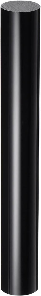 HARFINGTON Acrylic Clay Roller 8 Inch x 1 Inch Solid Non-Stick Plastic Round Tube Roller Polymer Clay Rod Fondant Rolling Pin for Shaping, Sculpting, Modeling DIY Crafts, Black