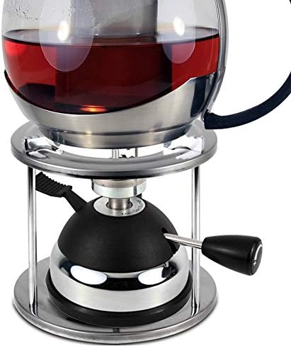 BLUEFIRE Butane Mini Burner for Tabletop Coffee Siphon Syphon/w Furnace Stand and Assembly Rack Ceramic Windproof Torch Head Portable Cooking Stove Espresso Maker Chafing Soup Tureens Fondue