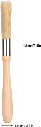 Coffee Grinder Cleaning Brush, Espresso Cleaning Brush Wooden Handle Espresso Machine Brush Cleaner Tool for Bean Grain Coffee Tool Home Kitchen