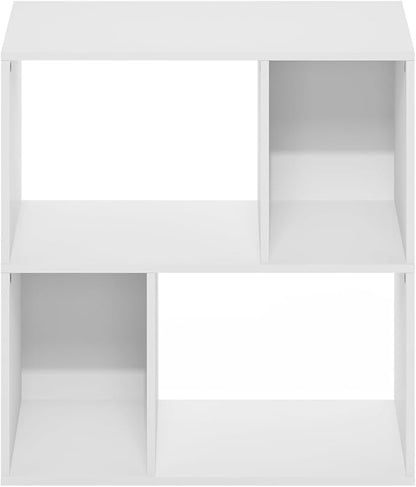 Furinno DALY Book Shelf, 4-Cube Bookshelf, Cube Storage Organizer Bookcase - Image 6