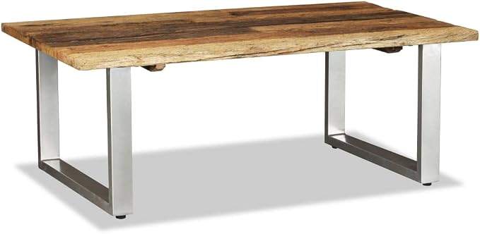 Coffee Table Solid Reclaimed Wood 39.4"x23.6"x15", End Tables, Living Table - Image 5