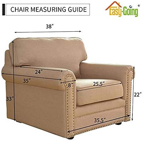Easy-Going Reversible Couch Cover, Small Chair, Water Resistant Furniture Mat - Image 8