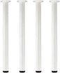 QLLY 27.5 inch / 70cm Adjustable Metal Desk Legs, Heavy Duty Furniture Table by QLLY