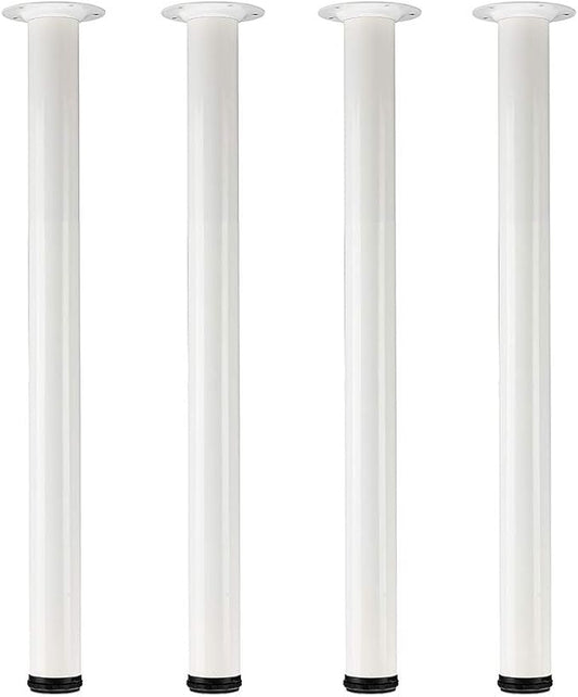 QLLY 28 inch Adjustable Metal Desk Legs, Heavy Duty Furniture Table Legs by QLLY