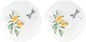 Lenox 6101810 Butterfly Meadow Tidbit Plate (Pack of 2)