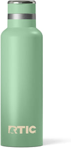 RTIC 20oz Journey Bottle Metal Stainless Steel Vacuum Insulated, BPA Free, Reusable, for Water, Hot and Cold Drinks, Travel, Sports, Camping, Sage