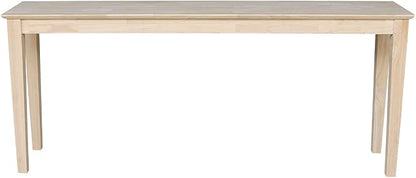 International Concepts Shaker Console Sofa Table, 72-Inch Long, Solid Parawood - Image 7