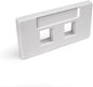 Leviton 2-Port QuickPort Modular Furniture Faceplate by Leviton