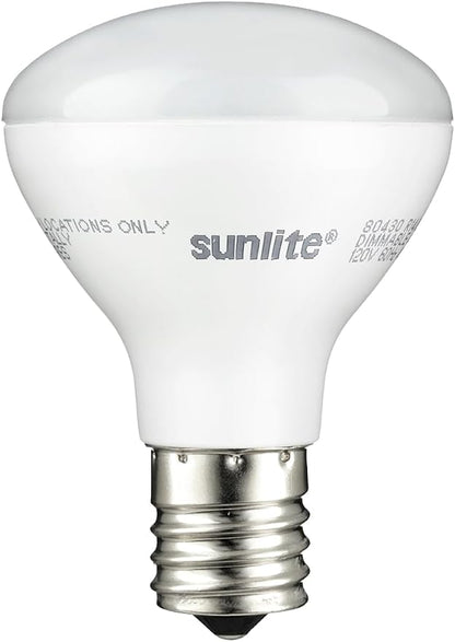Sunlite LED R14 Mini Flood Light Bulbs, 4 Watts, 280 Lumens, Intermediate Base - Image 4