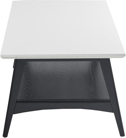 Madison Park Coffee Table with Storage Shelf, Rectangular Table - Image 7
