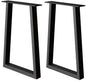Metal Table Legs 28 inch, Heavy Duty DIY Industrial Desk Furniture Legs Set of by ITeeLas