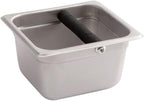 TrueCraftware- 4” Deep Commercial Grade Stainless Steel Coffee Knock Box with Rubber Knock Bar 0.6mm Thickness- Durable Barista Espresso Knock Box Perfect for Restaurant Cafes Home