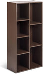 Amazon Basics 7 Cube Storage Organizer Bookcase, Sturdy Shelves, Book Shelf by AmazonBasics