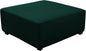 Super Stretch 40x40x15 inch Square Ottoman Cover- Soft Form Fit Ottoman Cover by UOIJAY