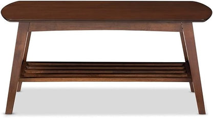 Baxton Studio Sacramento Mid-Century Modern Scandinavian Style Coffee Table - Image 3
