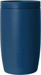 Simple Modern Travel Coffee Mug Tumbler with 360° Lid | Ceramic-Lined Insulated Stainless Steel Cold Brew Iced Coffee Cup Thermos | Gifts for Women Men Her Him | Voyager Signature | 12oz | Slumberland