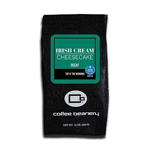 Irish Cream Cheesecake Flavored Coffee SWP Decaf, Specialty Arabica Coffee, Medium Roast, 12 ounce, Automatic Drip (Ground)