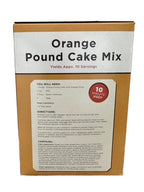 A Blend Above Orange Pound Cake Mix, Easy to Bake, 10 Minute Prep, 10 Servings, Delicious Orange Drissle, Moist and Rich Pound Cake, 0 Grams of Fat