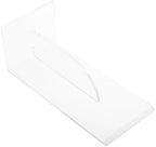 PRETYZOOM Acrylic Cake Smoother Scraper - 8.6 Inch Pastry Scraper Fondant Smoother Baking Accessory Butter Frosting Tools