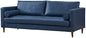 Pemberly Row Eco Leather Sofa, High Density Foam Cushion, Hardwood Frame by PEMBERLYROW