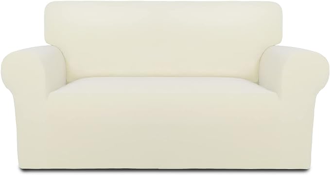 PureFit Stretch Loveseat Covers Fleece Couch Covers by PureFit