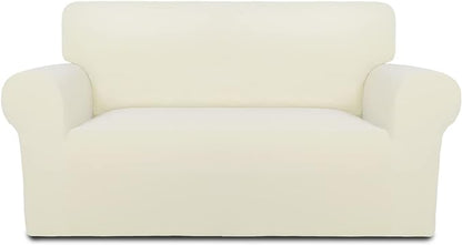PureFit Stretch Loveseat Covers Fleece Couch Covers by PureFit