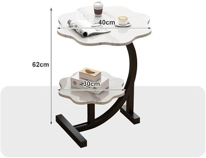 Rustic Side Table Nordic-Inspired Modern Bedside Table - Image 3