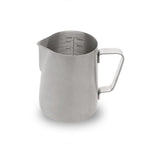 watchget Stainless Steel Milk Frothing Pitcher 12oz/350ml - Espresso Steaming Pitcher for Cappuccino, Latte Art, Coffee Machine Accessories Milk Jug Coffee Frother Cup, Matte Vintage