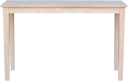 International Concepts Shaker Console Table, 48-Inch Long, Solid Parawood - Image 10