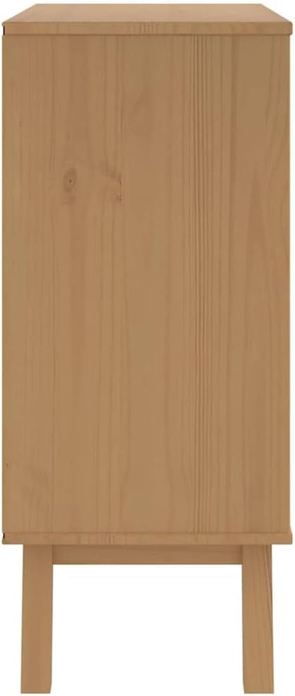 Scandinavian Drawer Cabinet in White and Brown - Image 8
