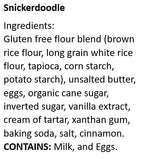 WOW Baking Company Gluten-Free Cookies, Snickerdoodle, 2.75 Ounce (Pack of 12)