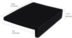 Espresso Tamper Mat, Black Silicone Food Grade Pad 8 X 6 Inch Coffee Tamping Mat, Coffee Tamp Station, Espresso Accessory, Waterproof and Heat Resistant (Black)