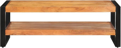 Coffee Table 47.2"x23.6"x15.7" Solid Acacia Wood, End Tables, Living Table - Image 3