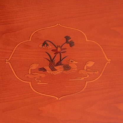 Square Folding Coffee Table, Solid Wood Low Dining Table - Image 5